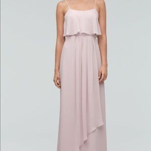 Watters “Patti” Burnished Lilac Chiffon Dress